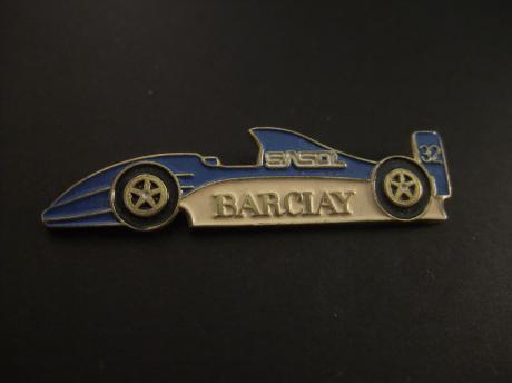 Formule 1 wagen ( BMW) Ivan Capelli 1988 sponsor Barclay